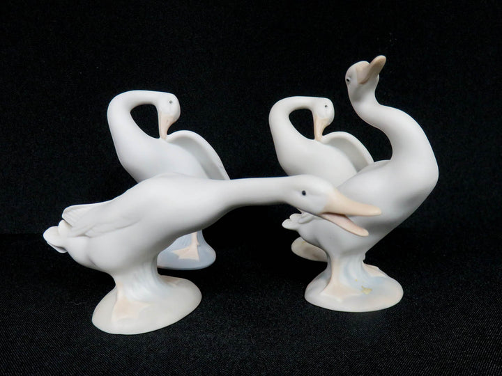 Lladró Set of Four Geese