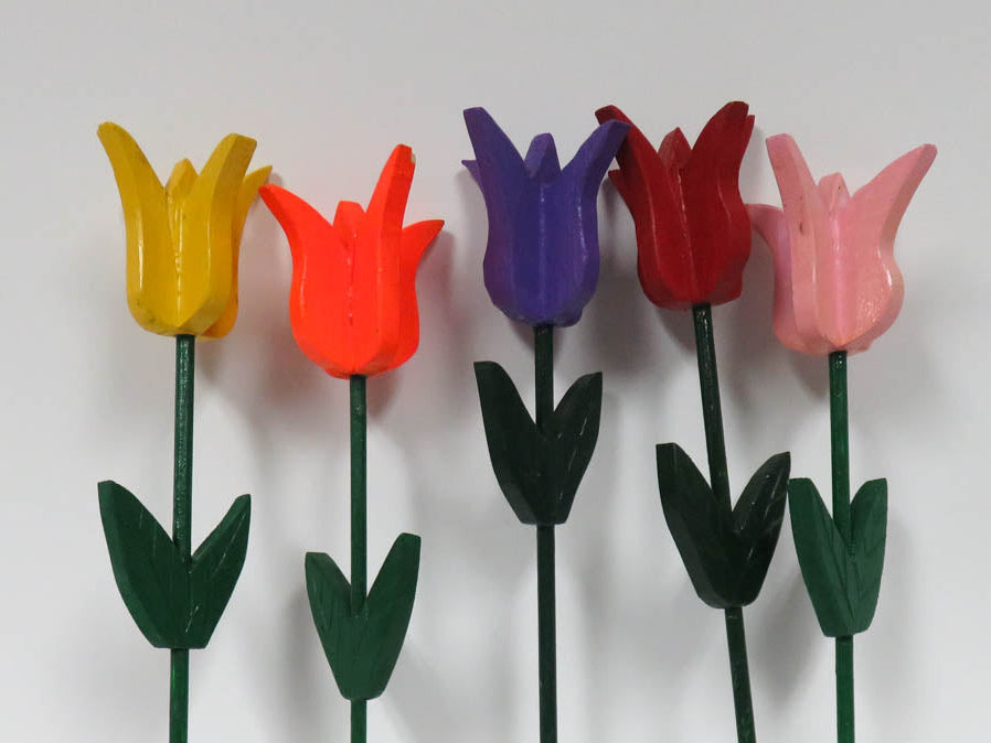 Wooden Tulips