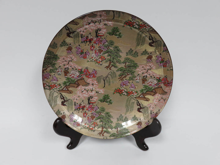 Decorative Asian Theme Plate & Stand