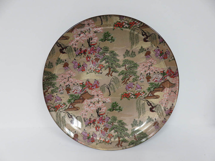 Decorative Asian Theme Plate & Stand