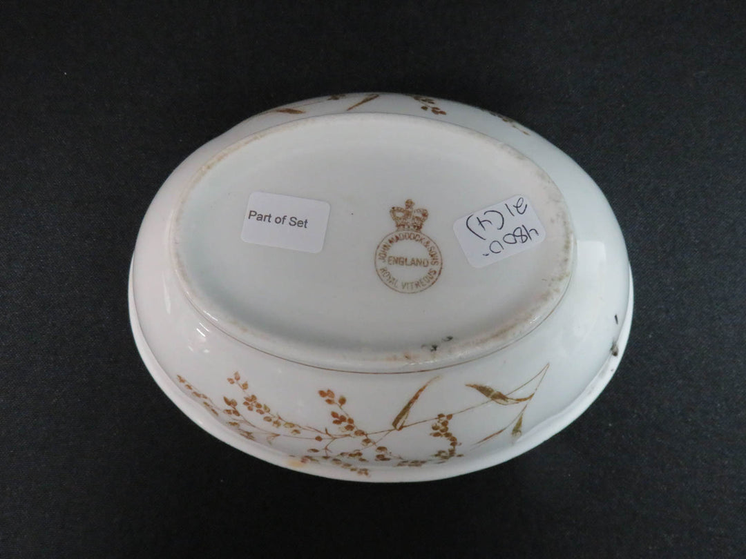 John Maddock & Sons Wash Basin, Pitcher and Soap Dish