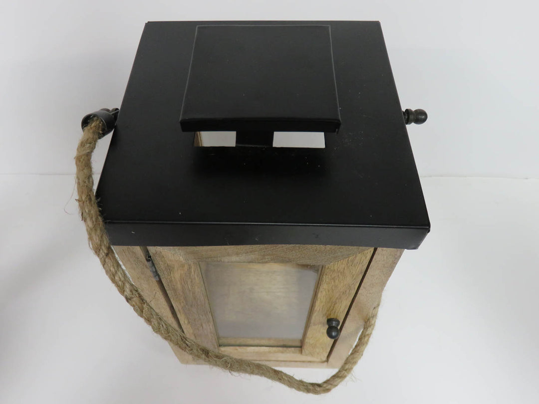 Mikasa Mango Wood  Lantern Duo