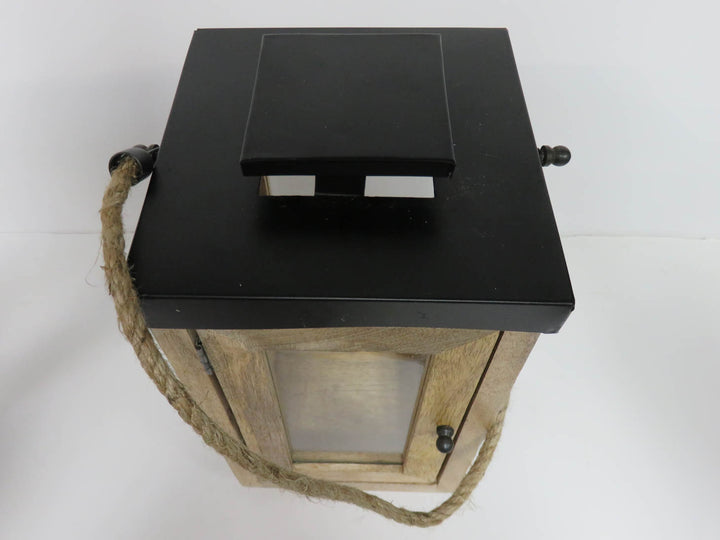 Mikasa Mango Wood  Lantern Duo