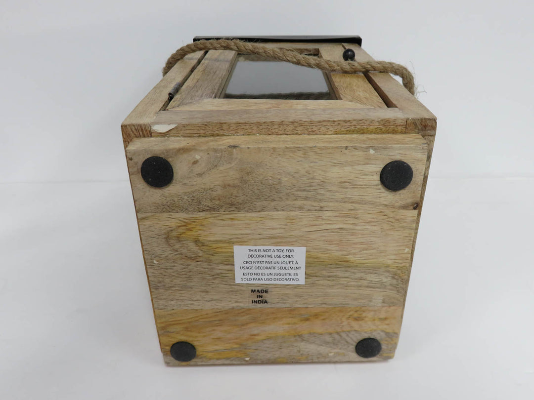 Mikasa Mango Wood  Lantern Duo