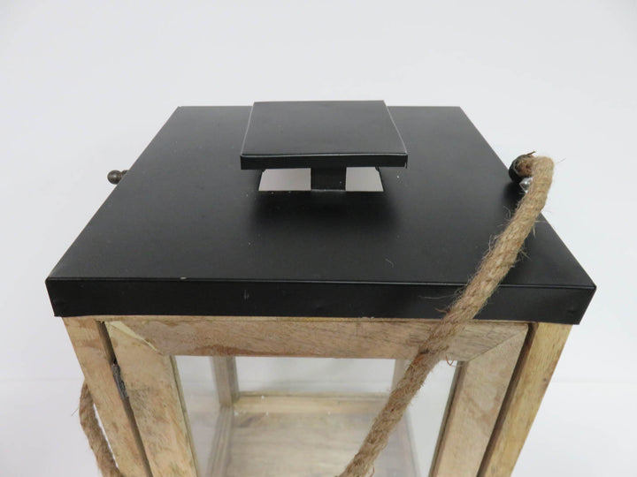 Mikasa Mango Wood  Lantern Duo