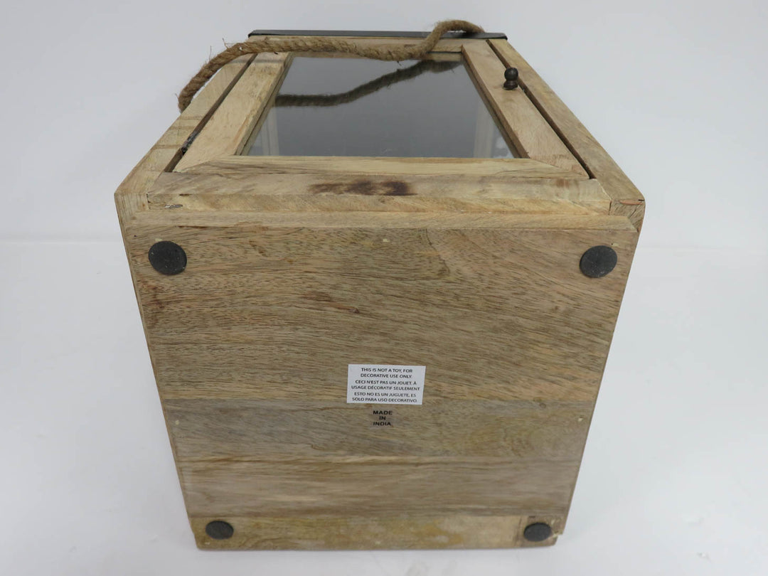 Mikasa Mango Wood  Lantern Duo