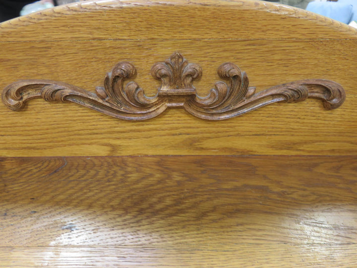 Petite Oak Slant Top Desk