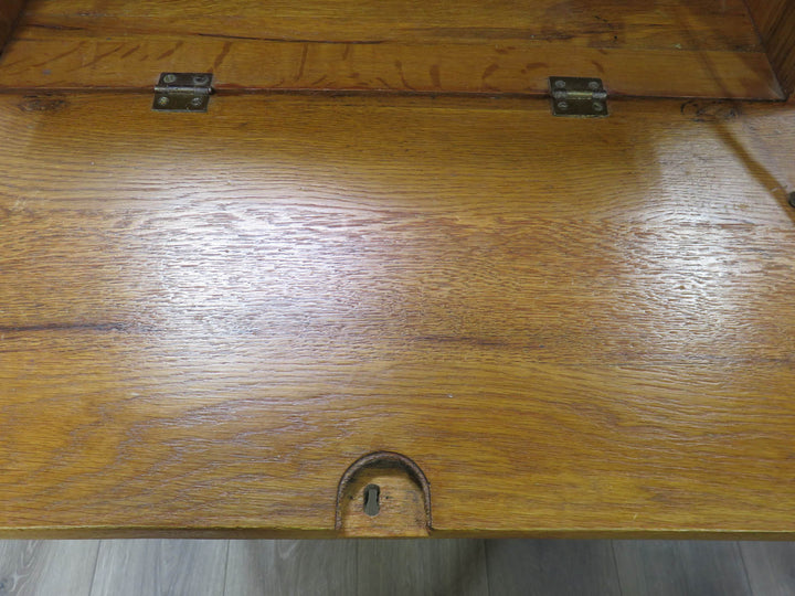 Petite Oak Slant Top Desk