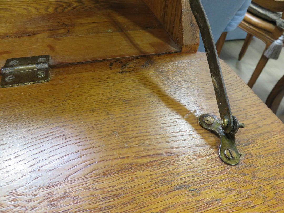 Petite Oak Slant Top Desk