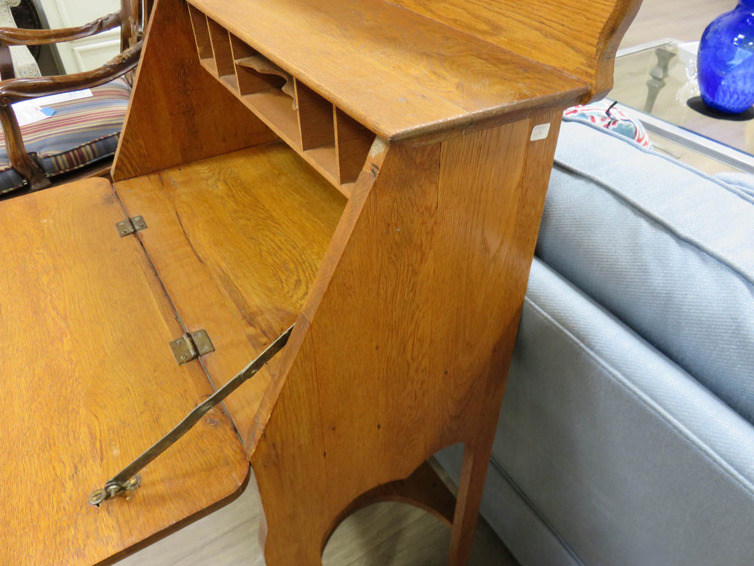 Petite Oak Slant Top Desk
