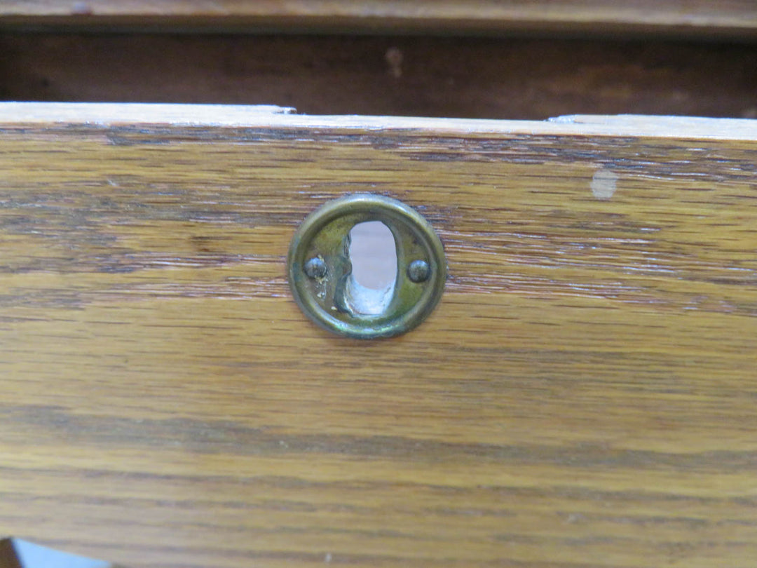 Petite Oak Slant Top Desk