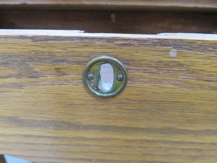 Petite Oak Slant Top Desk