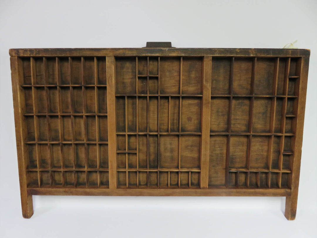 Antique Type Setter's Tray