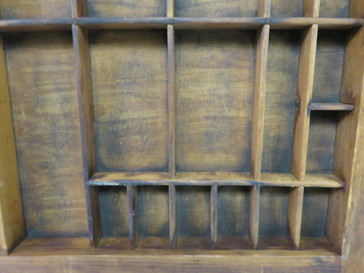 Antique Type Setter's Tray