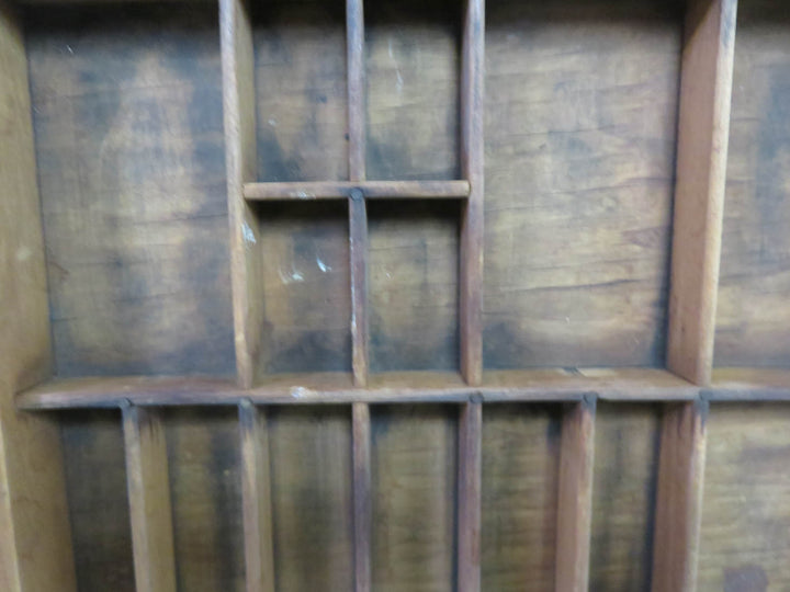 Antique Type Setter's Tray