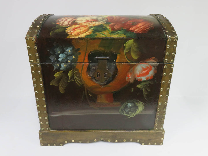 Painted Floral Chest