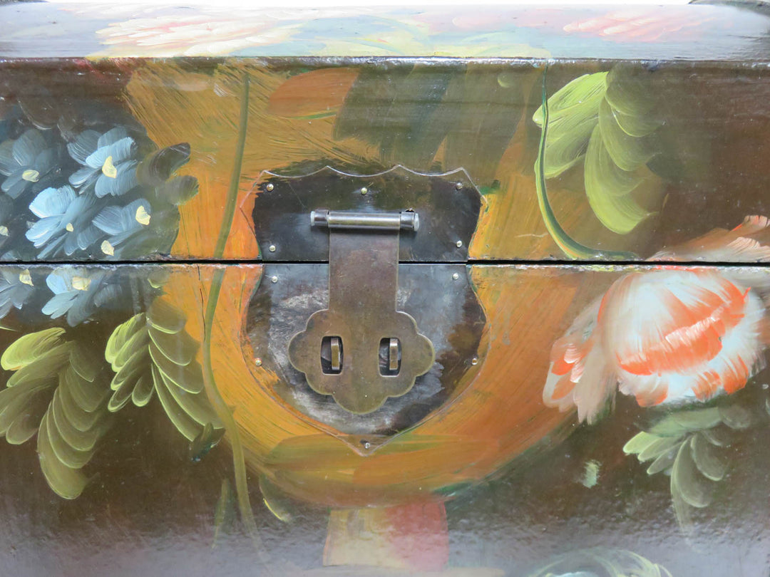 Painted Floral Chest