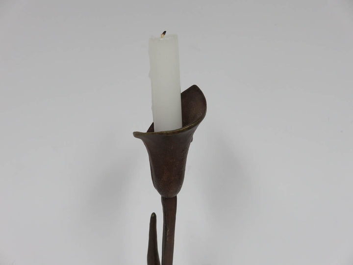 Nelles Bronze Candlestick