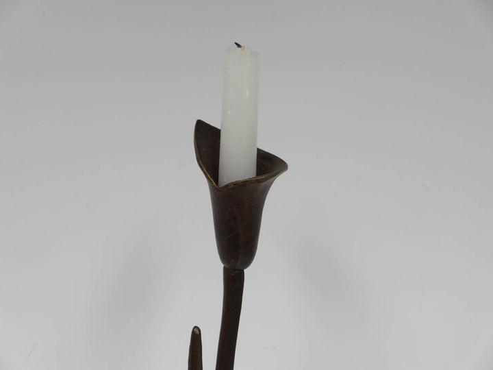 Nelles Bronze Candlestick