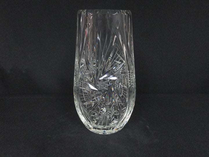 Bohemian Cut Crystal Vase