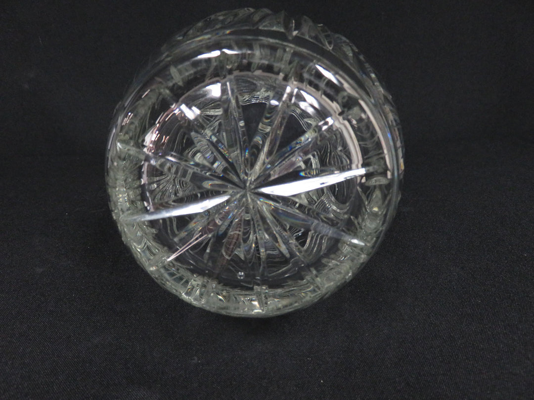 Bohemian Cut Crystal Vase