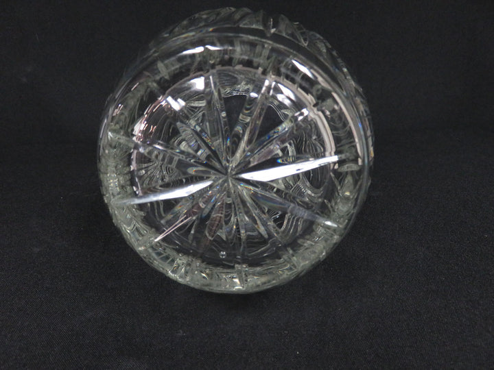Bohemian Cut Crystal Vase