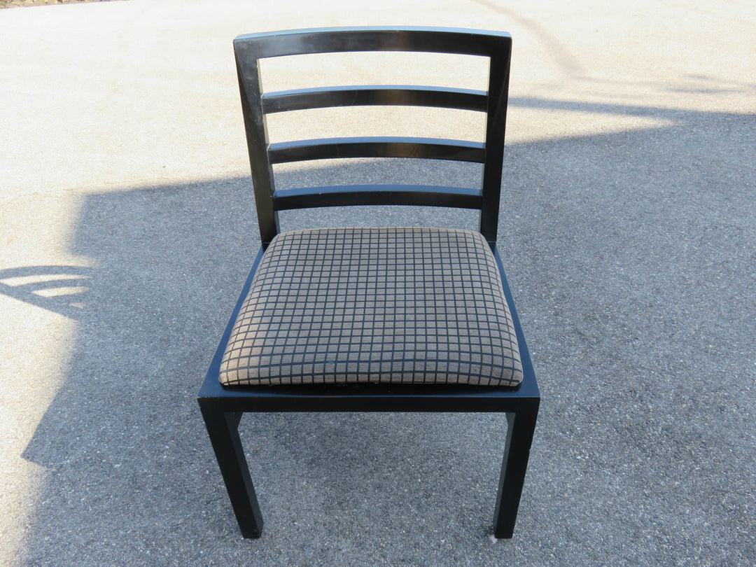 Contemporary Dining Table & Six Side Chairs
