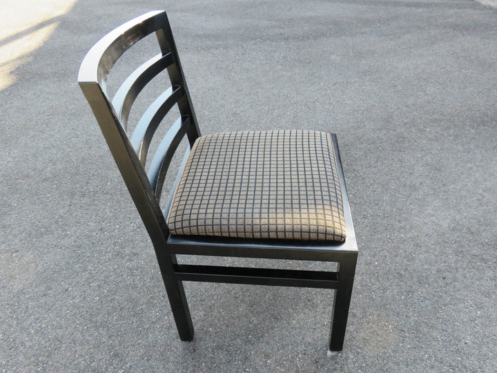 Contemporary Dining Table & Six Side Chairs