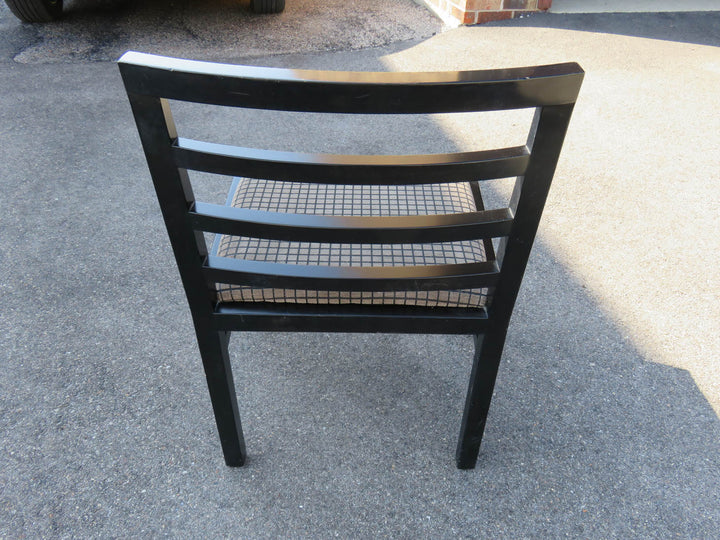 Contemporary Dining Table & Six Side Chairs