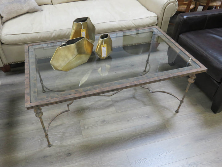 Metal & Glass Coffee Table
