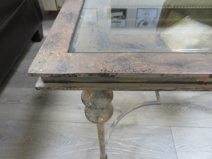 Metal & Glass Coffee Table