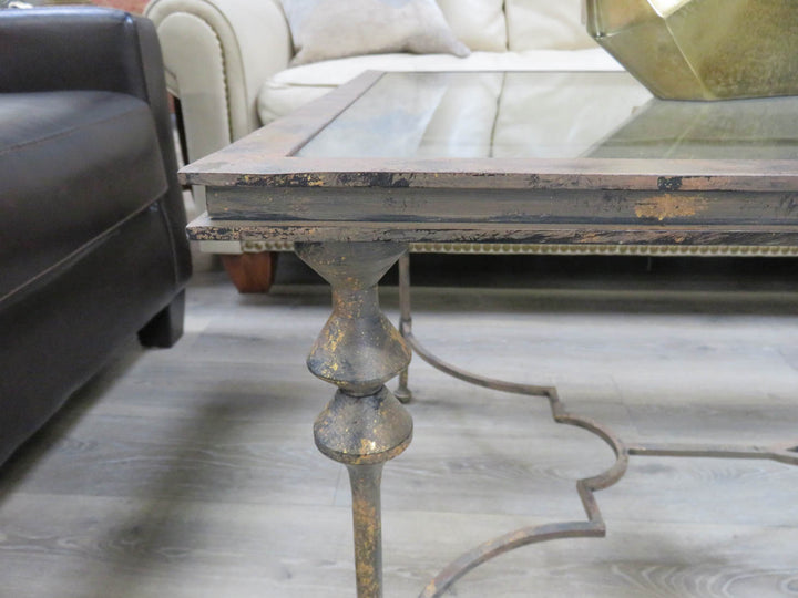 Metal & Glass Coffee Table