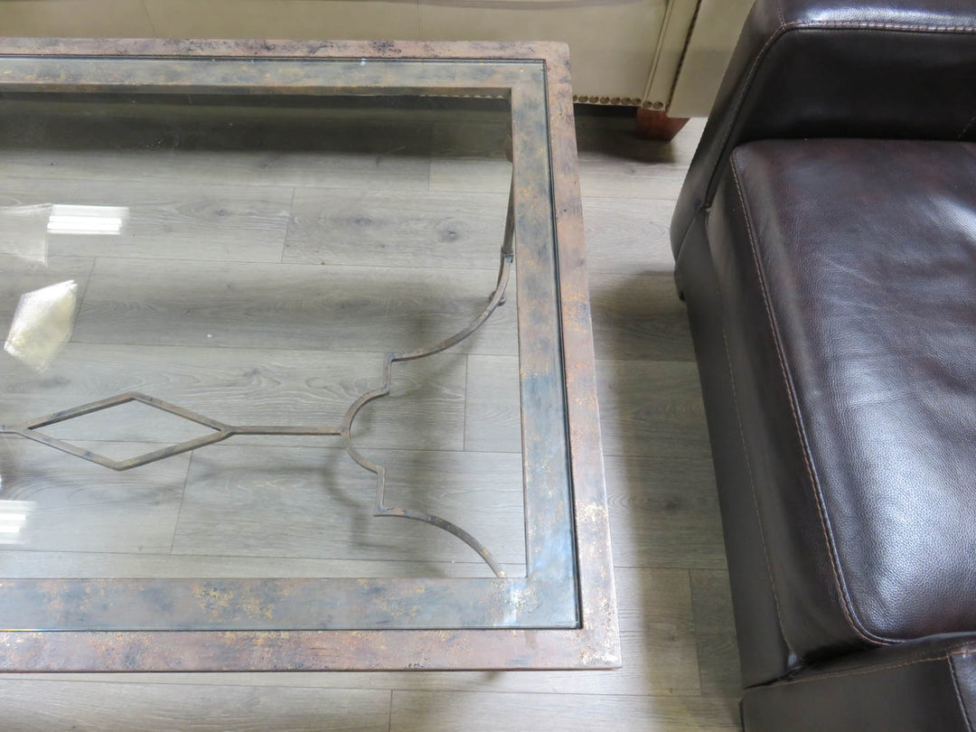 Metal & Glass Coffee Table