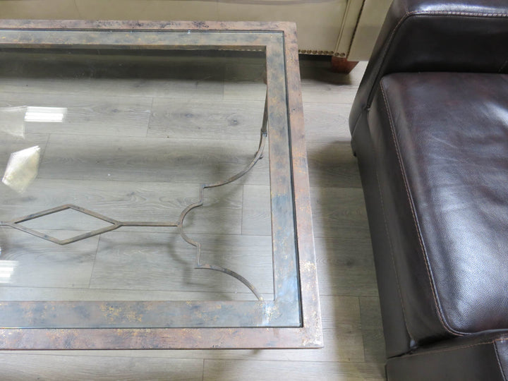 Metal & Glass Coffee Table
