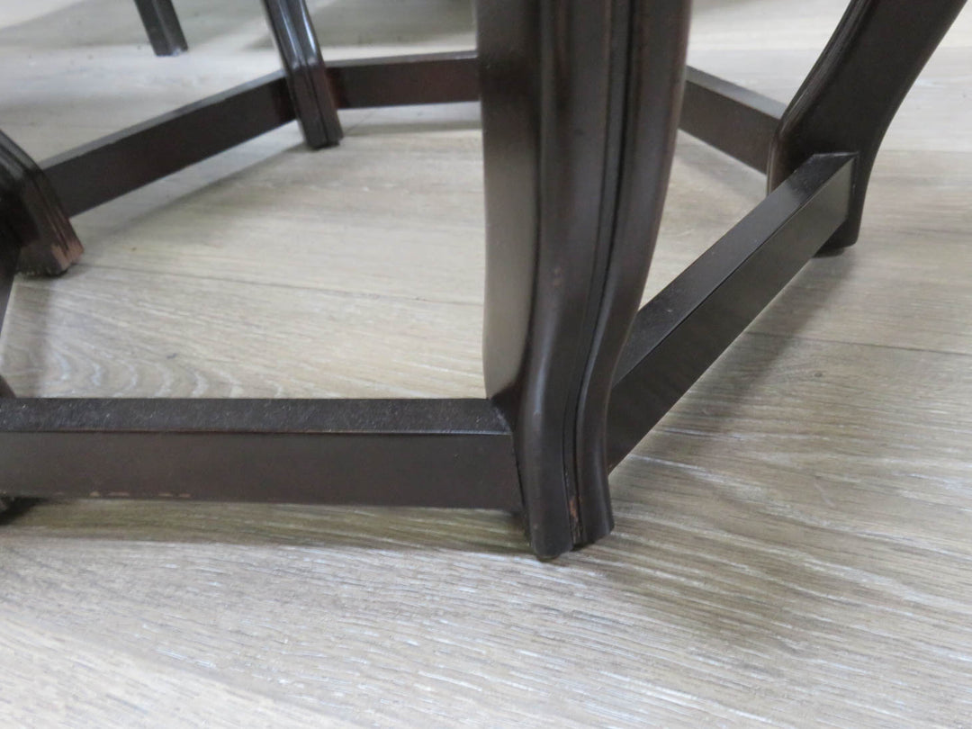 Wood and Glass Side Table