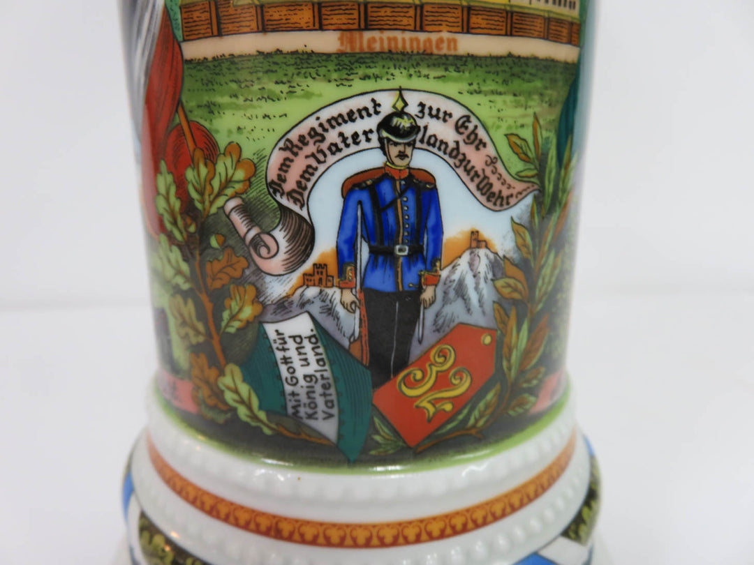 German Regimental Beer Stein