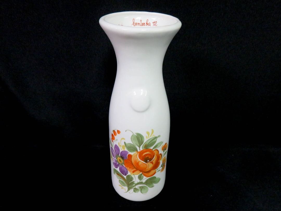 White Floral Vase