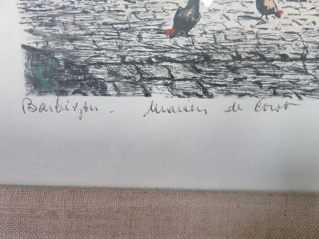 "Barbizon Maison du Corot" Print