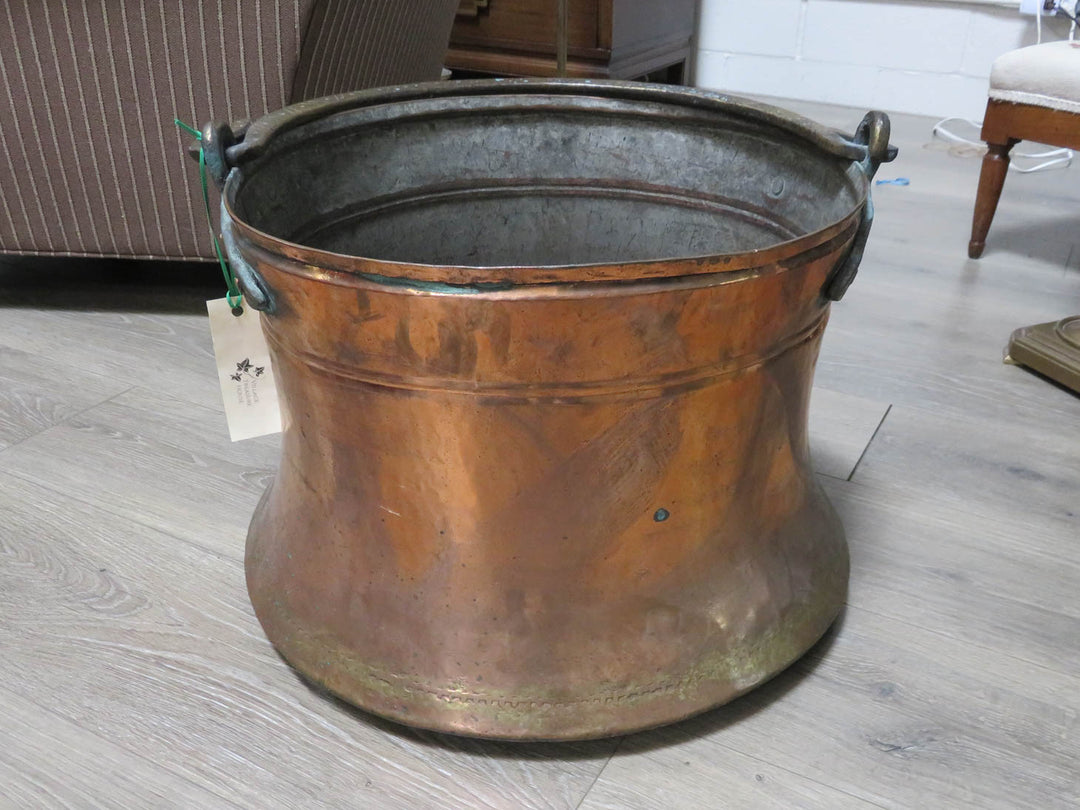 Vintage Copper Dovetail Cauldron