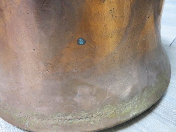 Vintage Copper Dovetail Cauldron