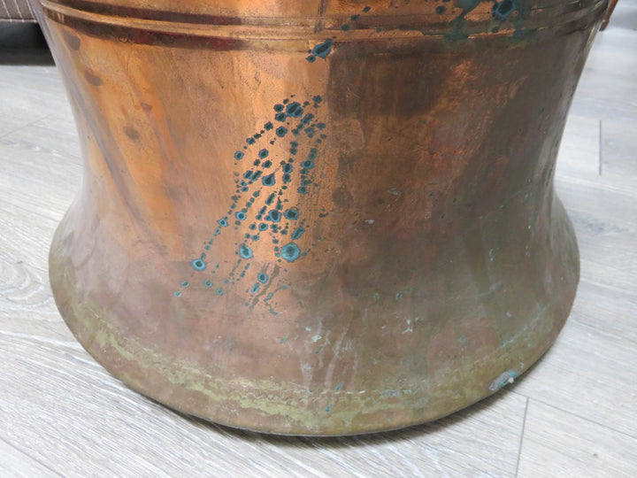 Vintage Copper Dovetail Cauldron