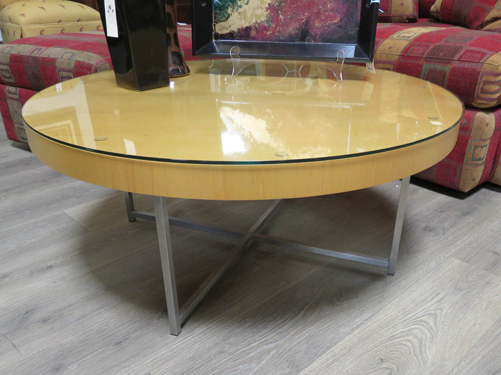 Round Maple Coffee Table