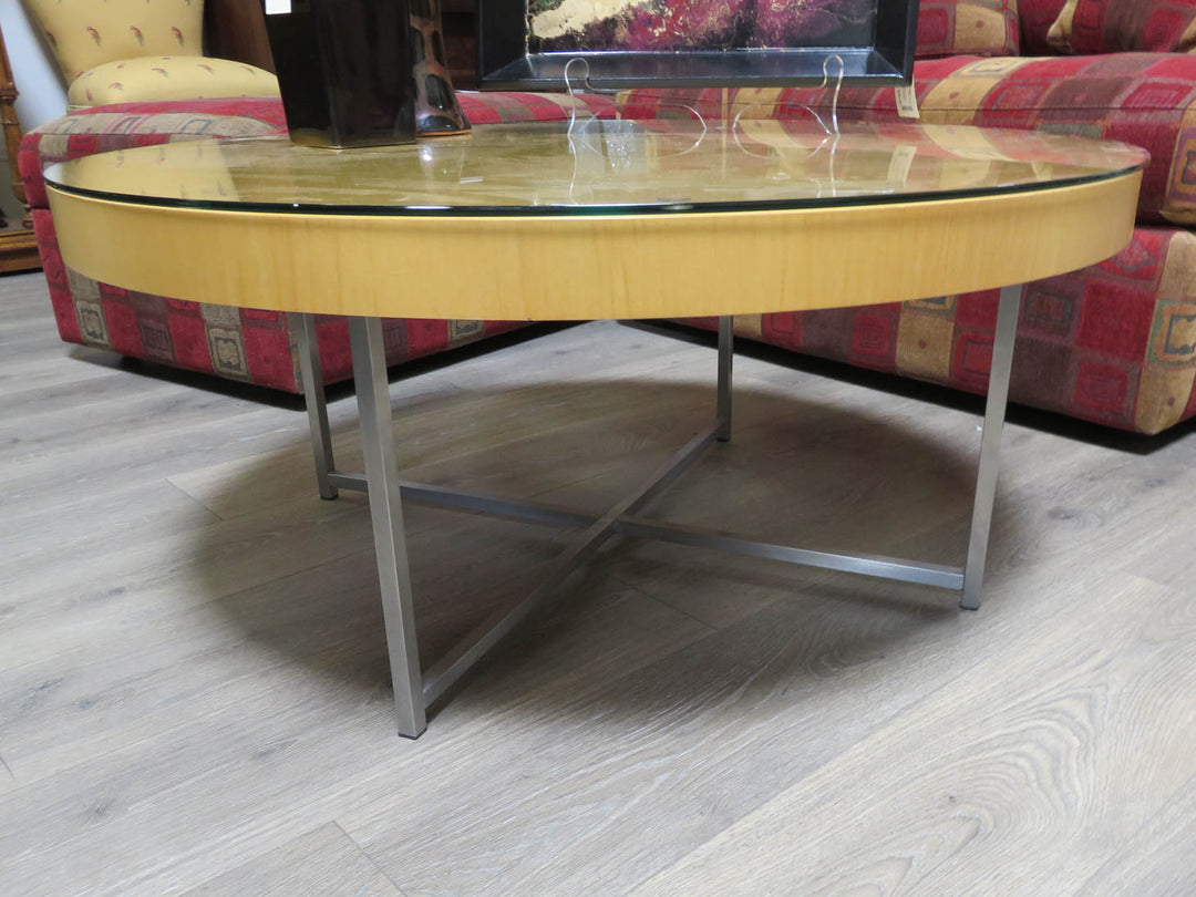 Round Maple Coffee Table
