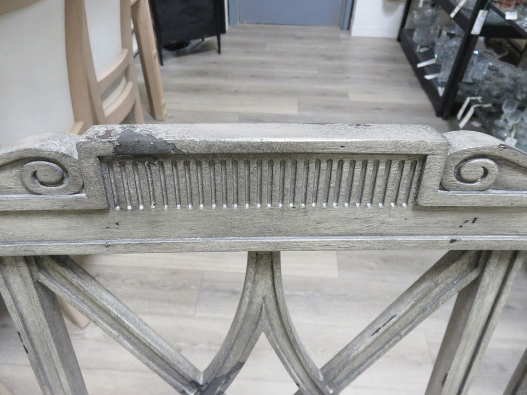 Four Hickory Fretback Dining Chairs