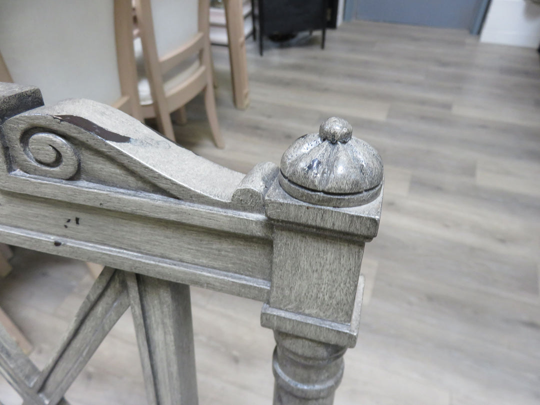 Four Hickory Fretback Dining Chairs