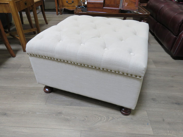 Tufted Storage Ottoman