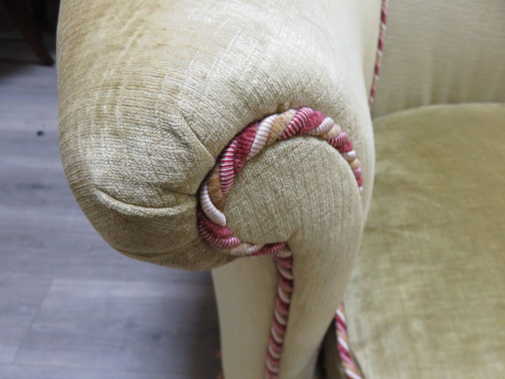 Vintage Velvet Custom Barrel Chair