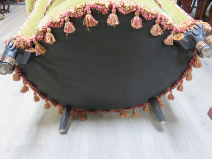 Vintage Velvet Custom Barrel Chair