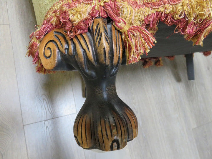 Vintage Velvet Custom Barrel Chair