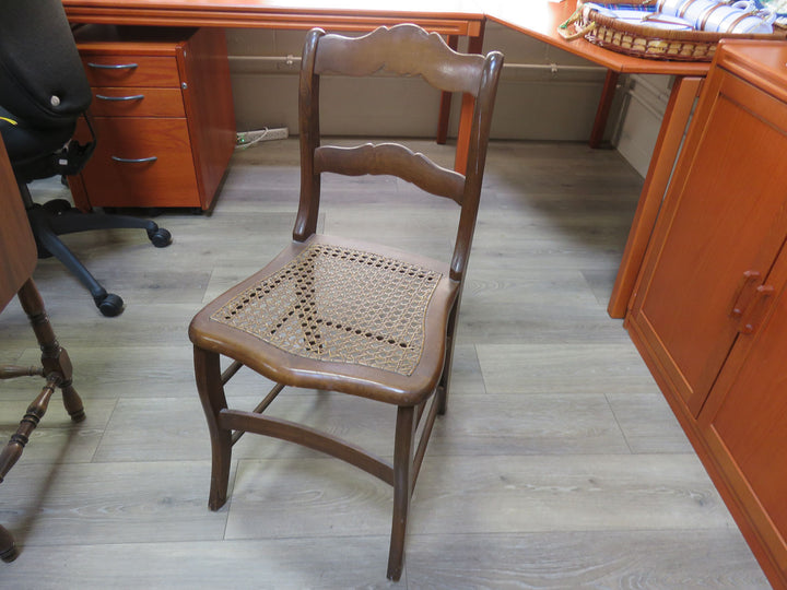 Vintage Caned Side Chair